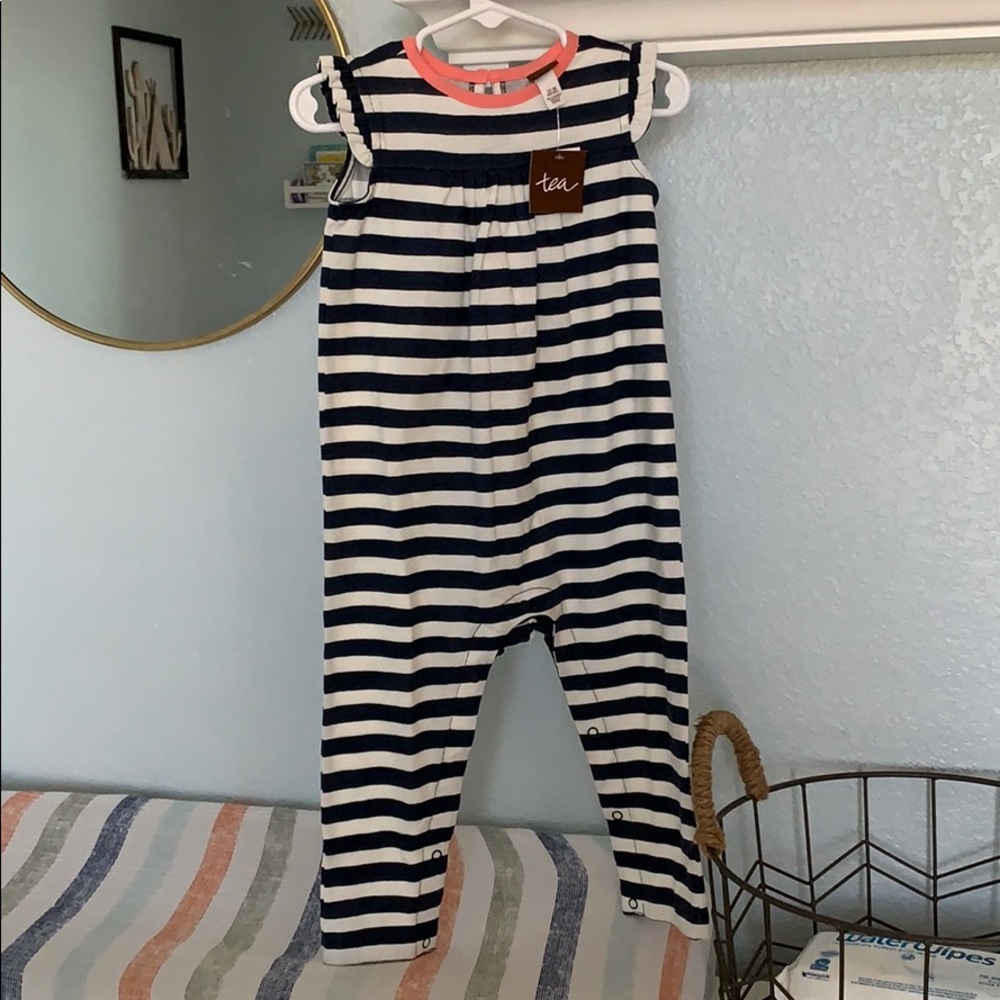 Tea striped jumpsuit